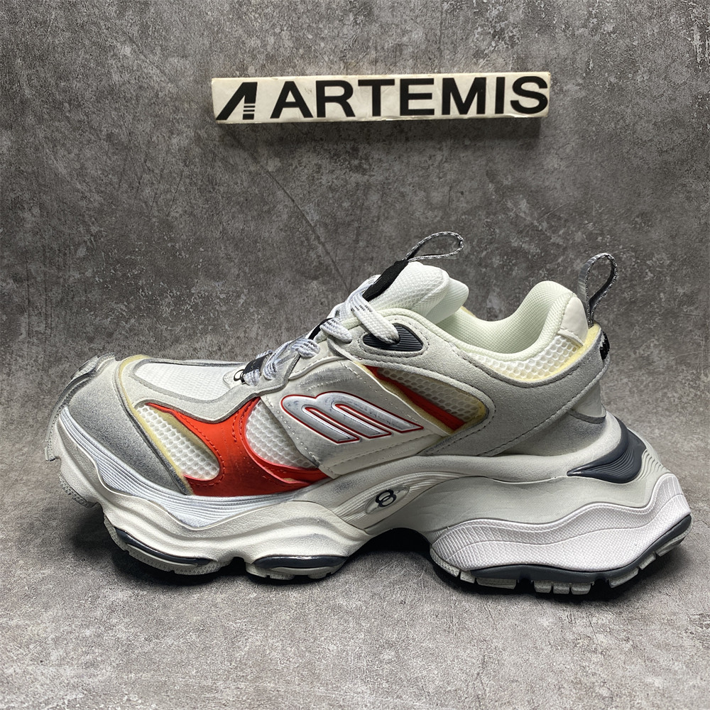 Balenciga Cargo White Grey Red