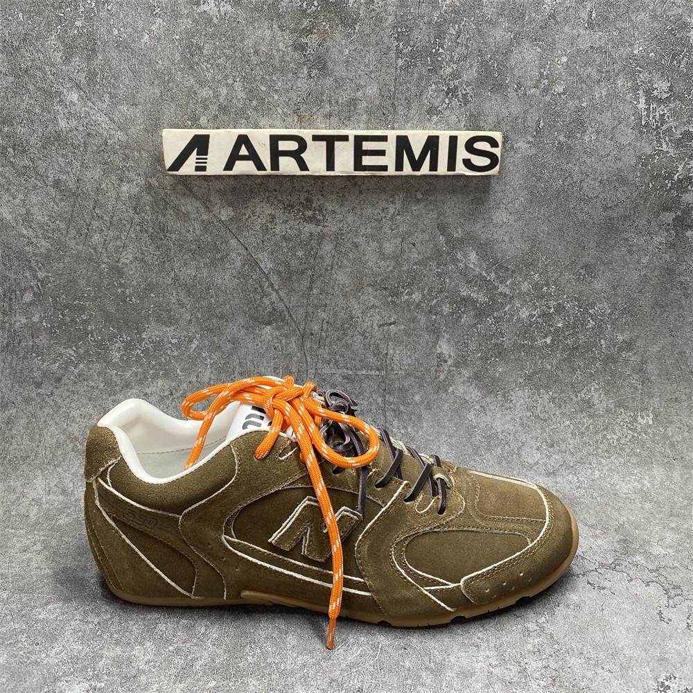 UA Miu Miu x New Balance 530 SL suede sneakers