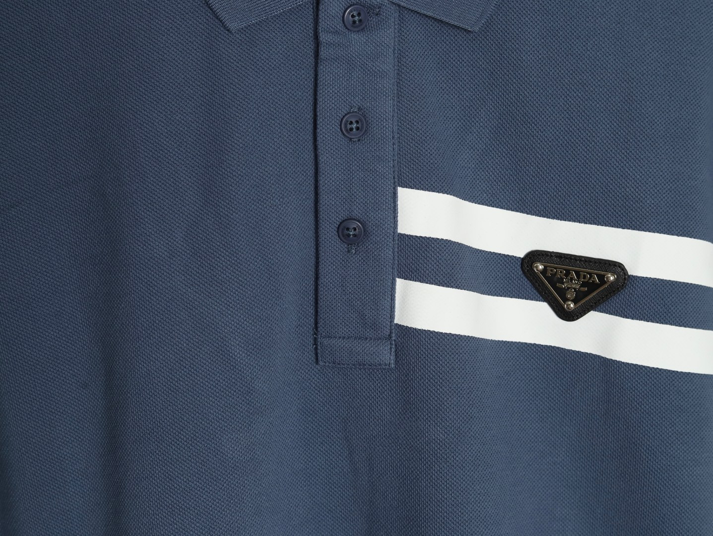 Pra*a short-sleeved polo shirt