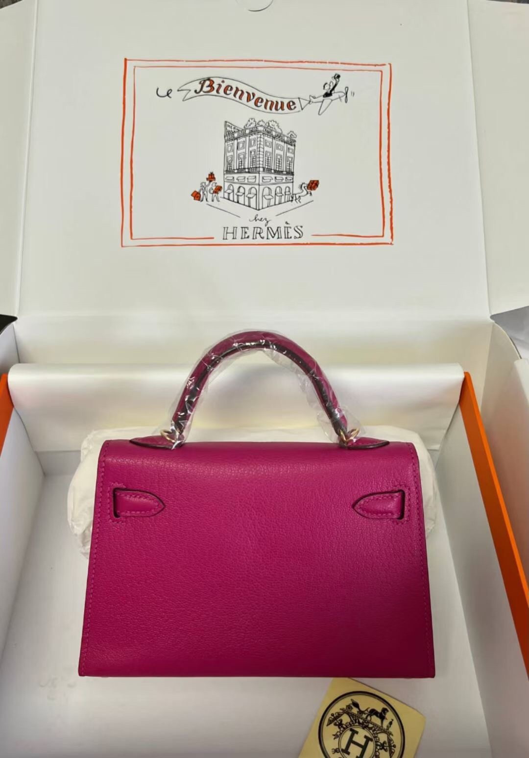 Hermès Mini Kelly Chèvre 19 19×6×12cm