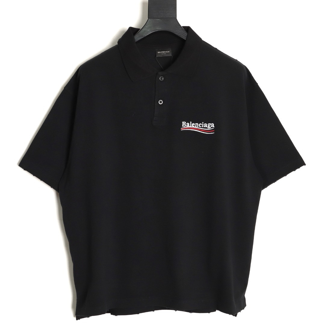 Ba*len*cia*ga 25ss short-sleeved polo shirt