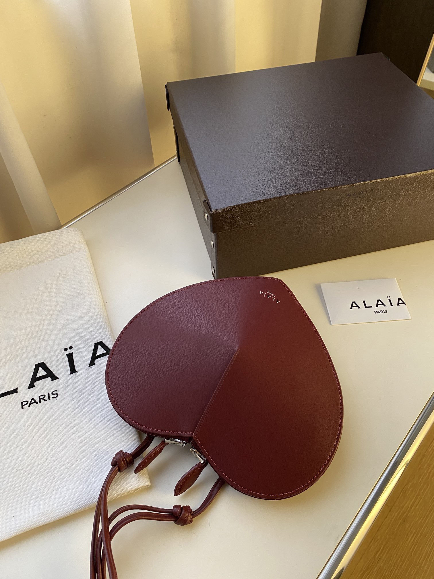 ALAÏA Le Coeur Heart Bag 18.5x20.5x5cm