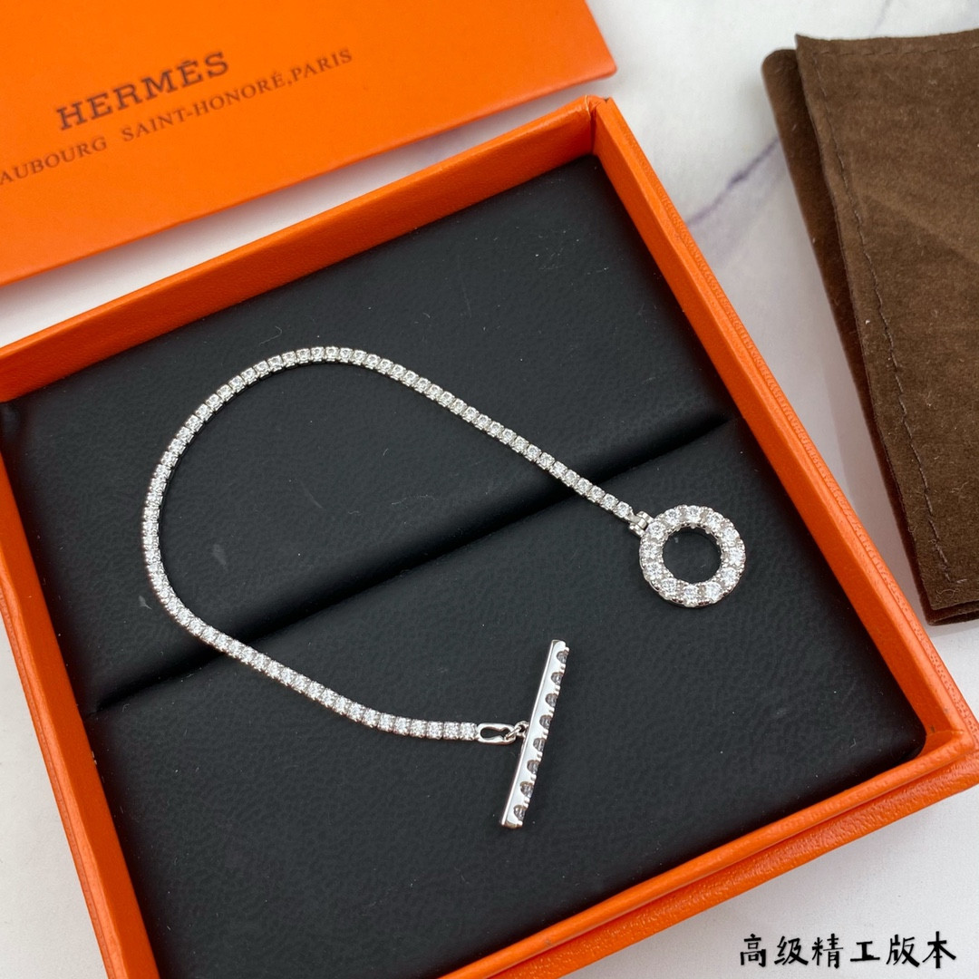 hermès ot fully Di*m*nd-encrusted bracelet