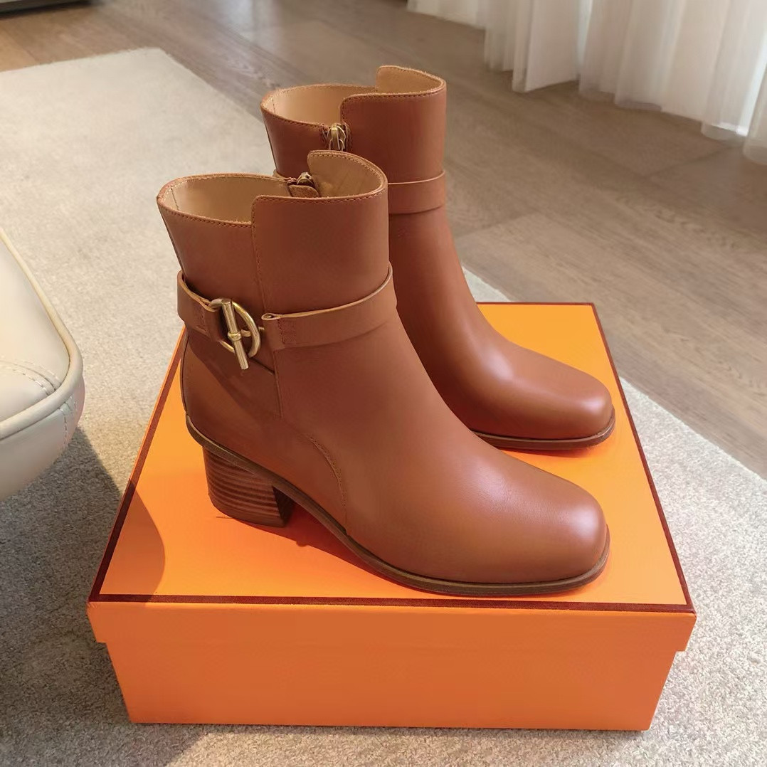UA Hermès Jill 60 ankle boots