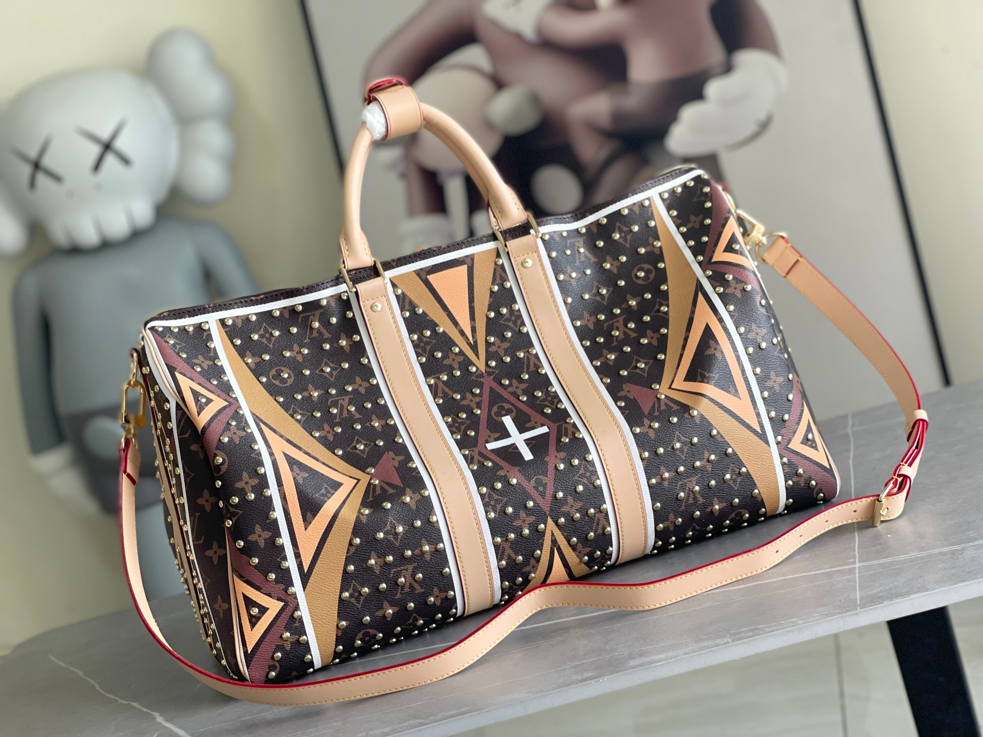 LV  keepall bandoulière 50 M11577 50.0 x 29.0 x 23.0cm