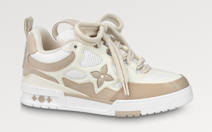 LV Skate Sneaker in Beige