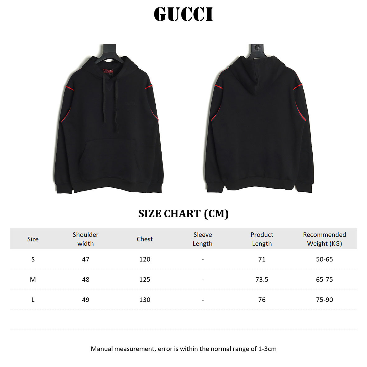 G*u*i guc fleece-lined hoodies suit