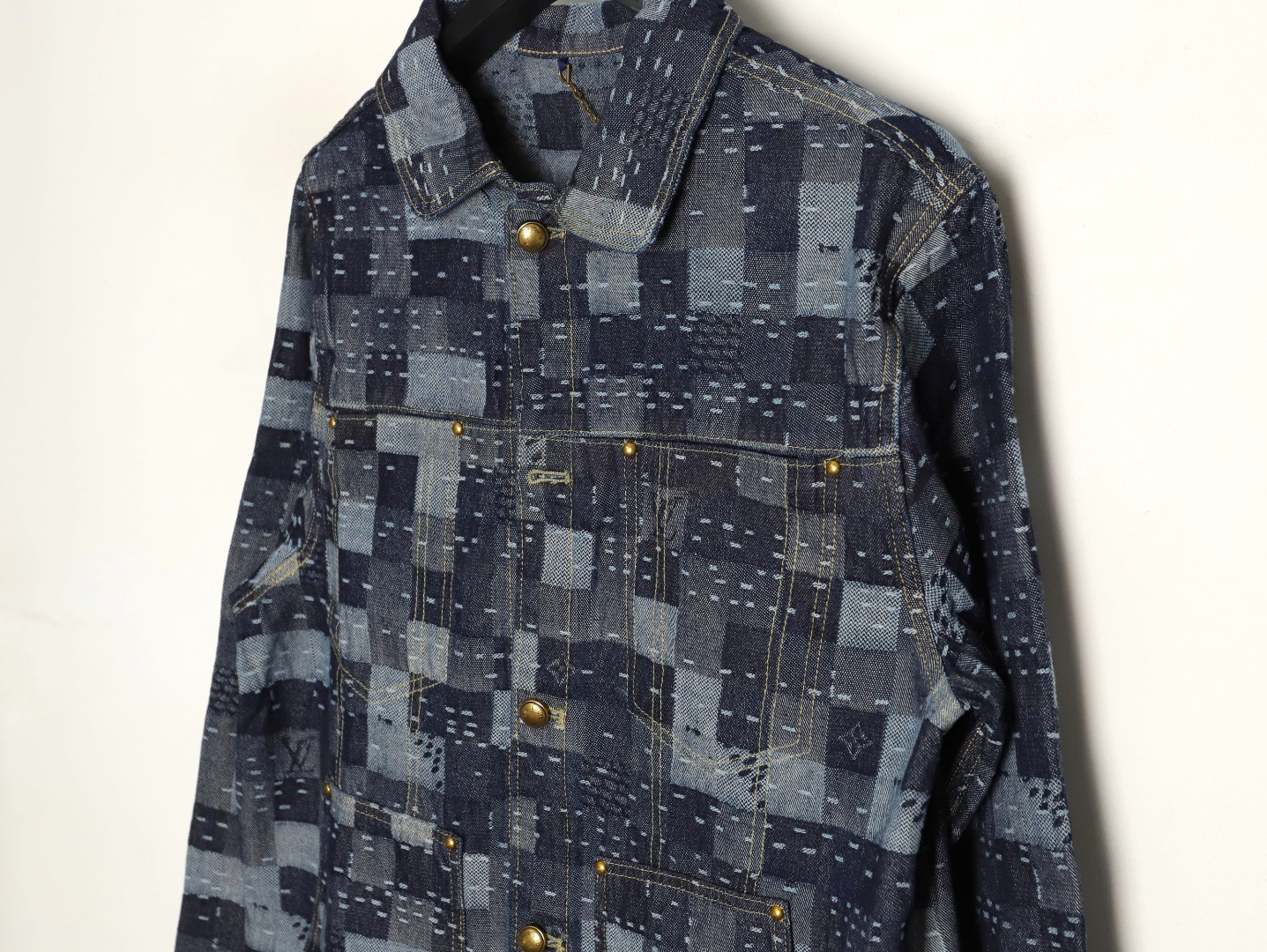 l0*is V*t0n 25fw denim jacket suit