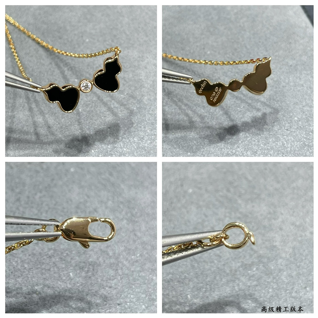 Qeelin Wulu Double Gourd Necklace