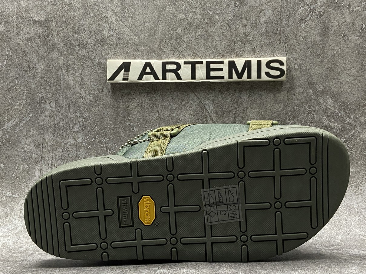 Visvim Christo Sandal Slipper Green