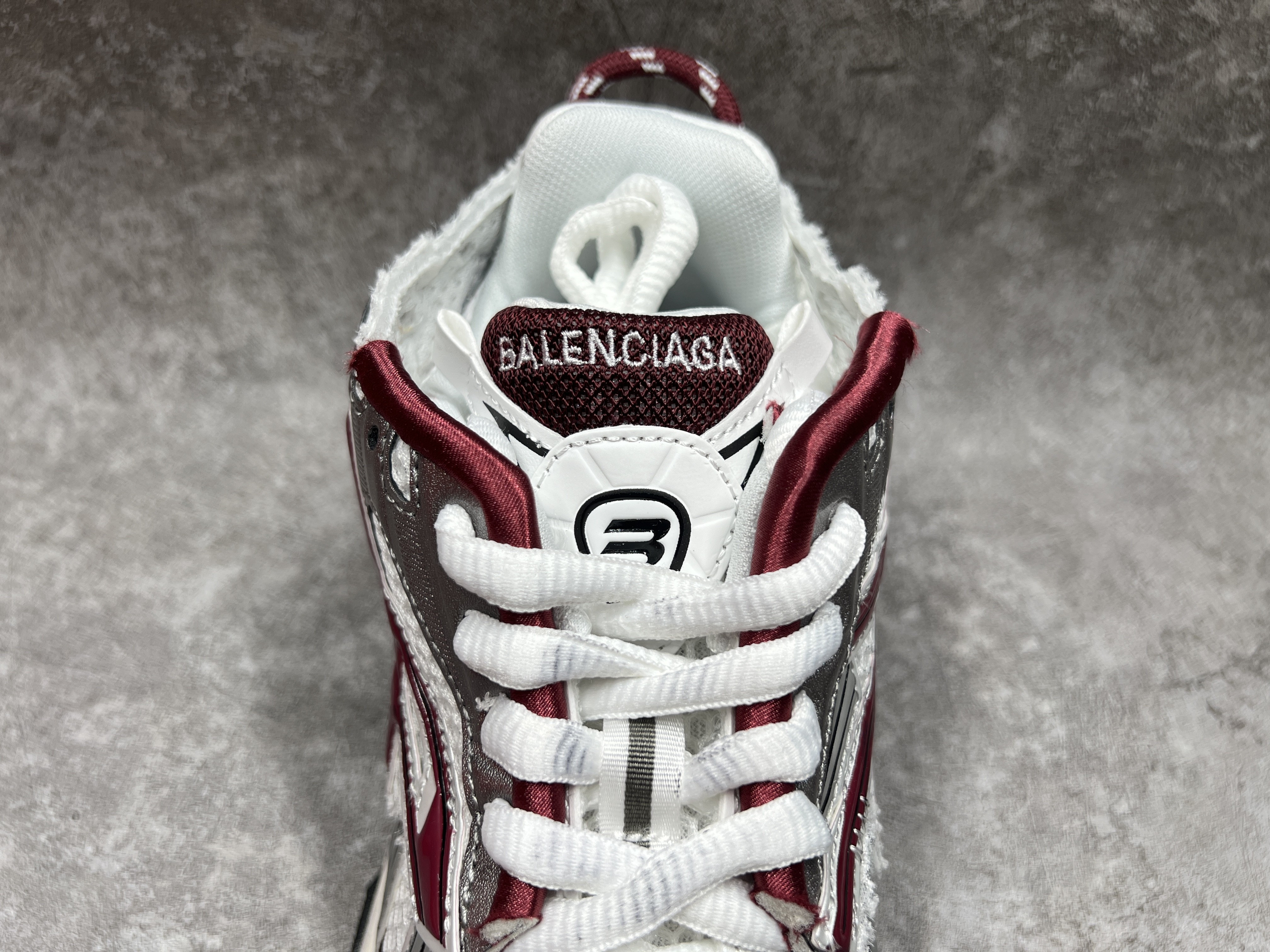 Balenciga Runner Sneaker Burgundy
