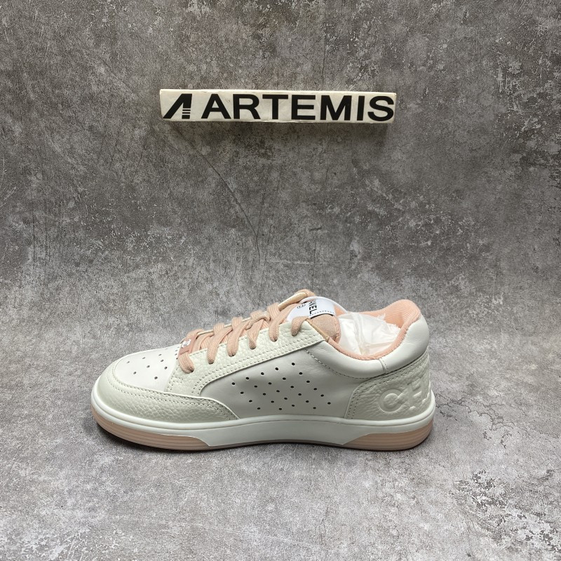 Ch*el runner tennis white pink