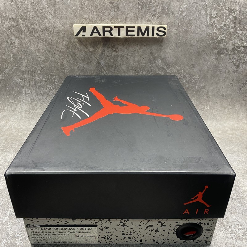 Air Jordan 4 Retro Travis Scott Purple(Friends and Family)