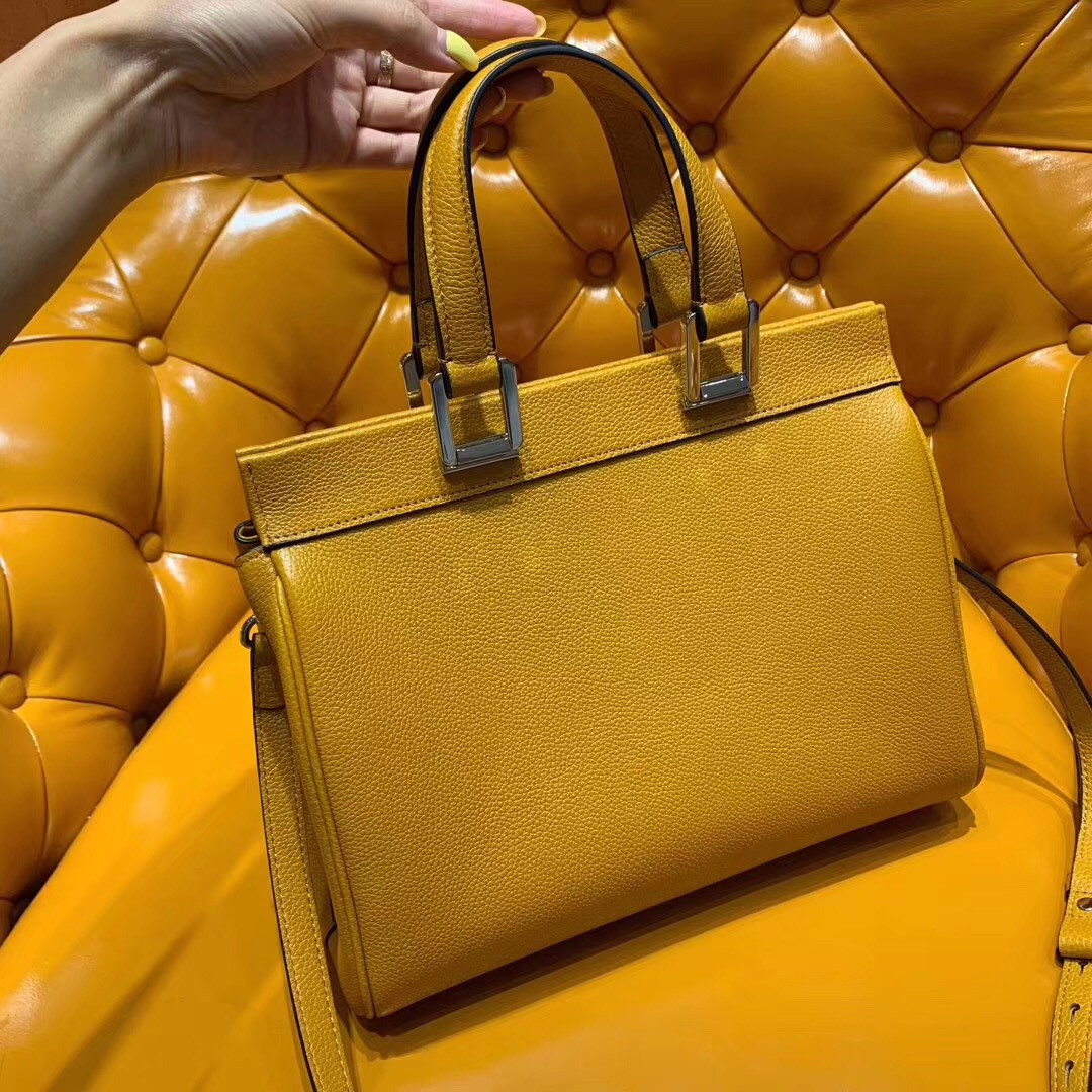 Zumi grainy leather small top handle bag