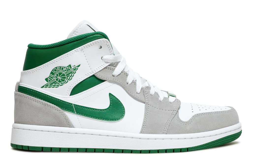 Air Jordan 1 Mid SE Grey Green