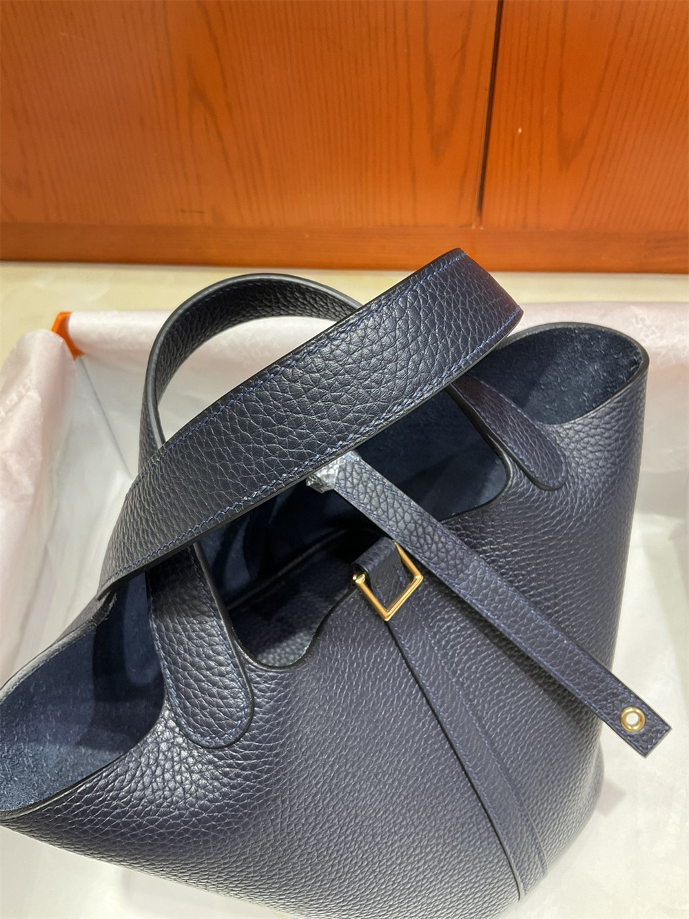 Hermès Picotin 18cm midnight blue without original box