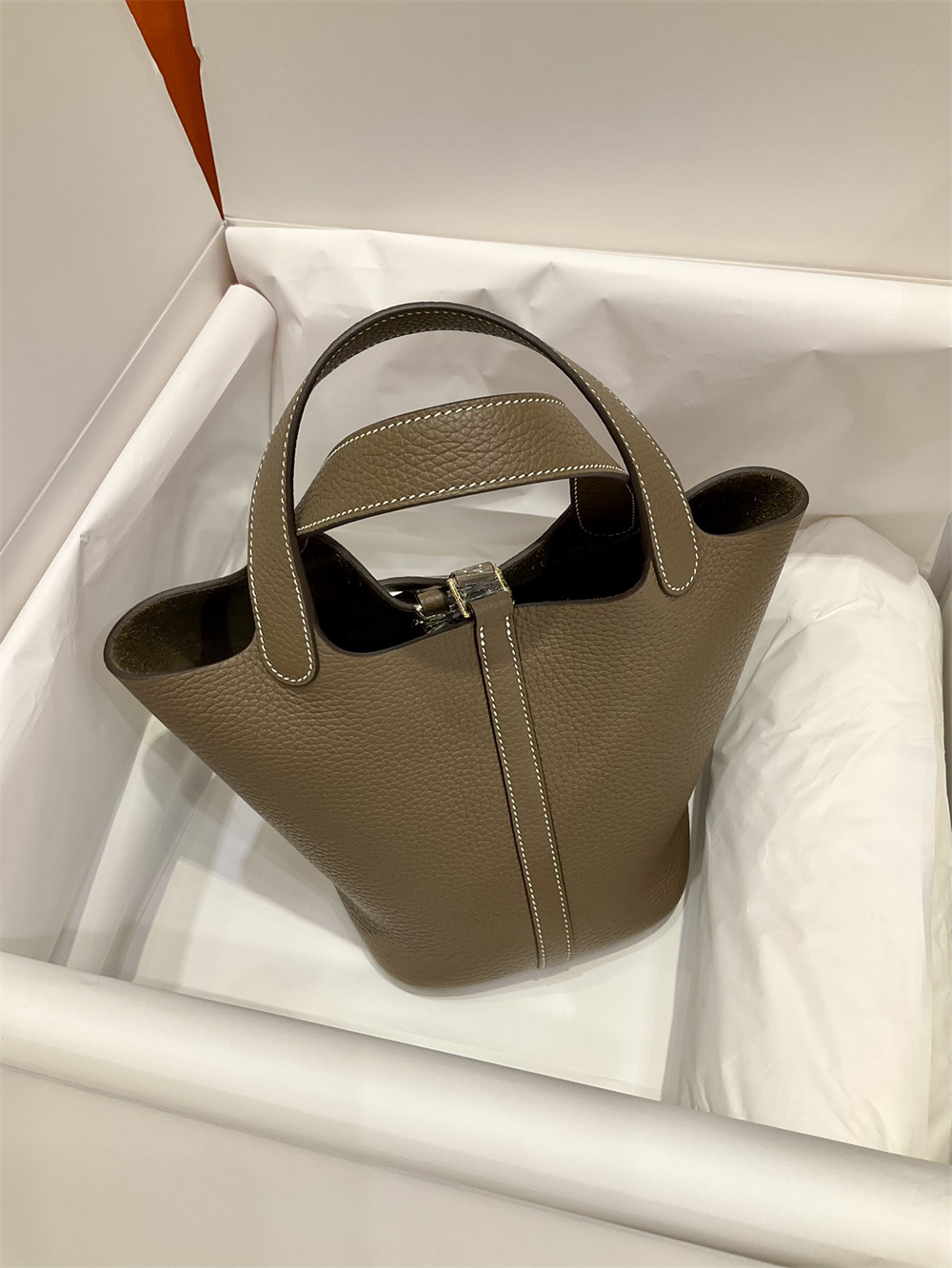 Hermès Picotin 18cm elephant gray without original box