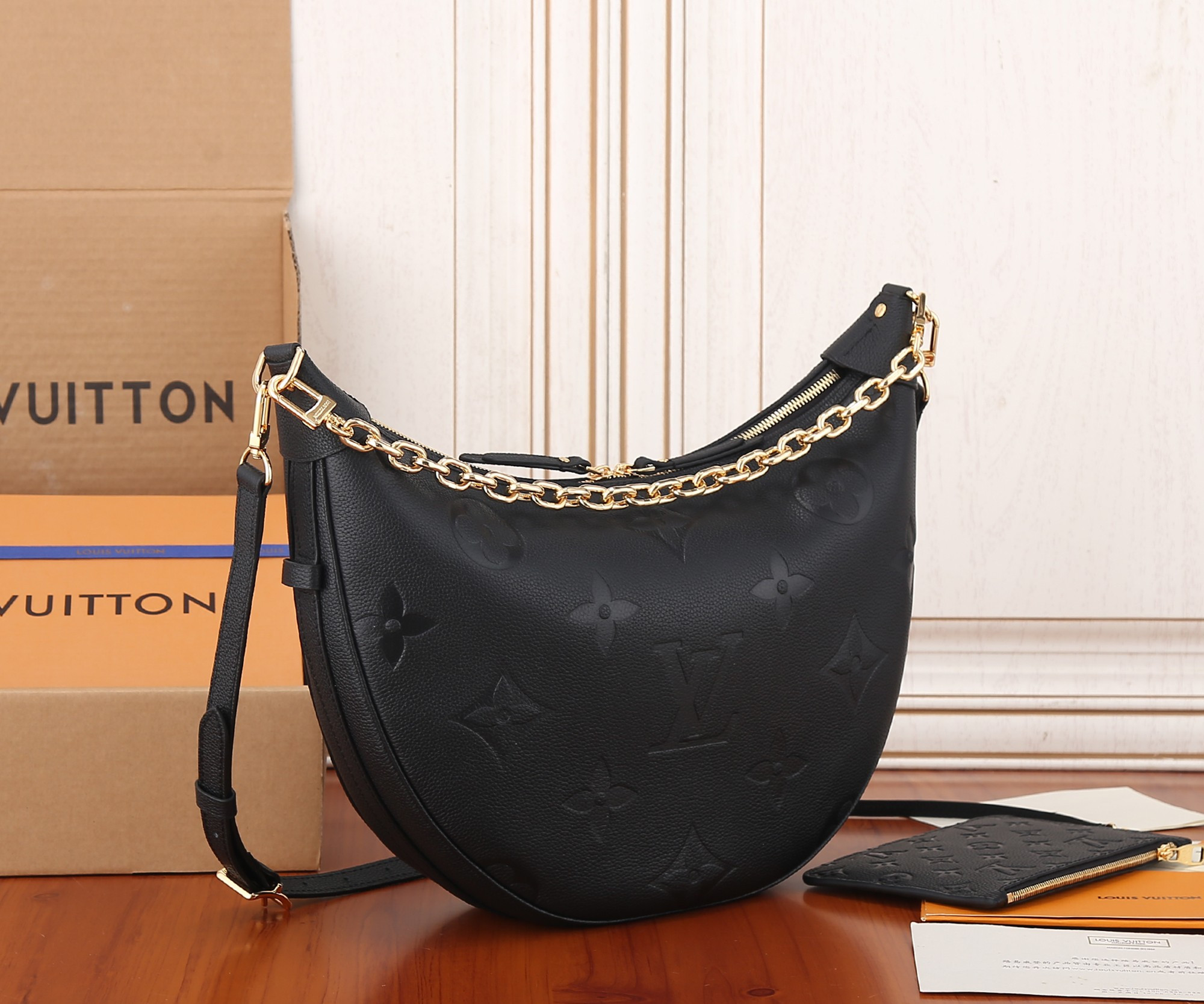 LV Loop Hobo M46725 15 x 10.2 x 3.9 inches