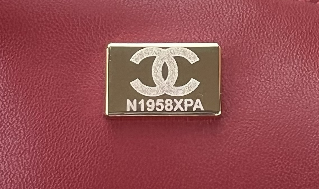 Ch*el mini classic 11.12 handbag tweed & gold-tone metal 4.7 × 7.8 × 2.3 in