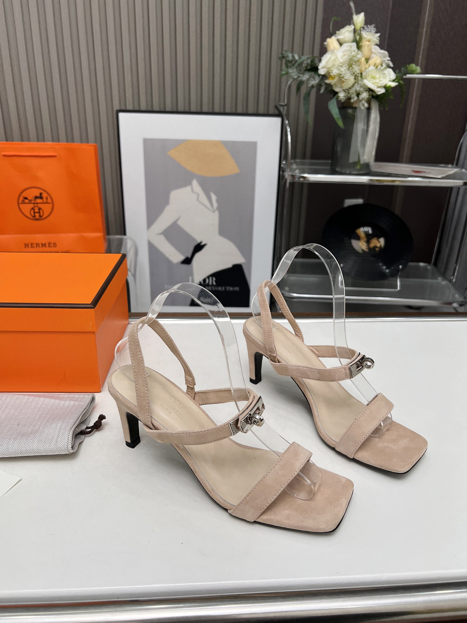 UA Hermès Glamour 95 sandal