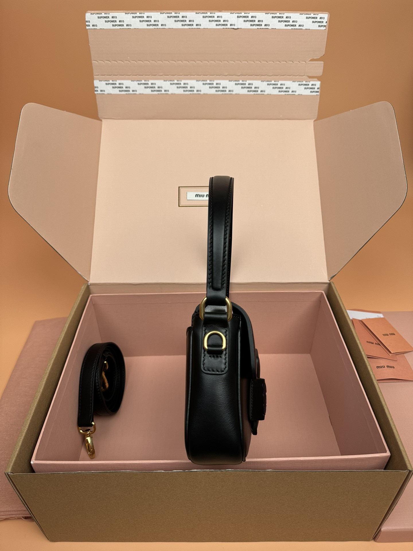 Miu Miu Penny Leather Bag 23×13.5×5cm