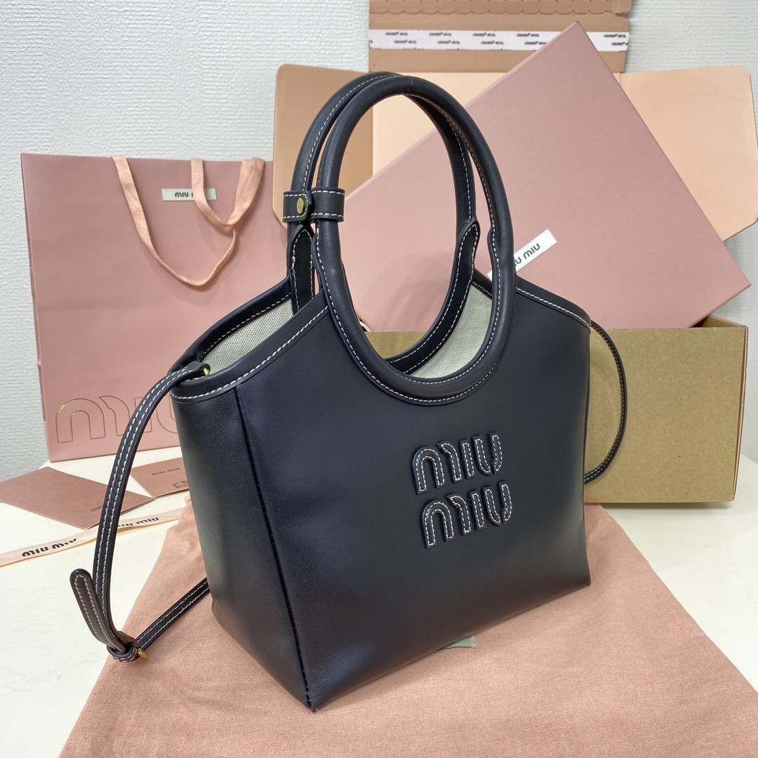Miu Miu IVY leather bag 23.5x22x12cm