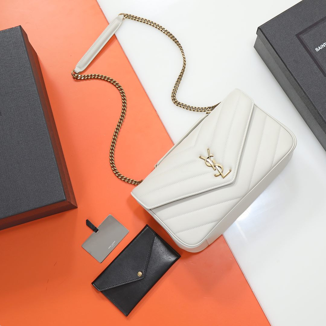 Y*L loulou medium in matelassÉ lambskin 29x17x8cm