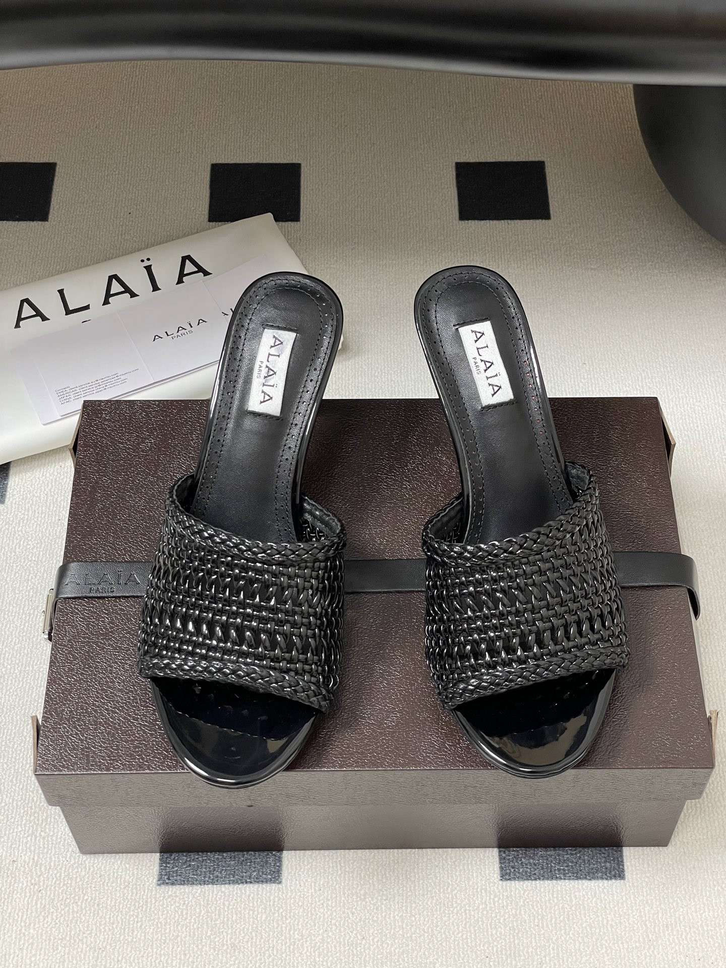 UA Alaia Heeled slippers 7cm Heel(Customized Size 7-10 days production time)