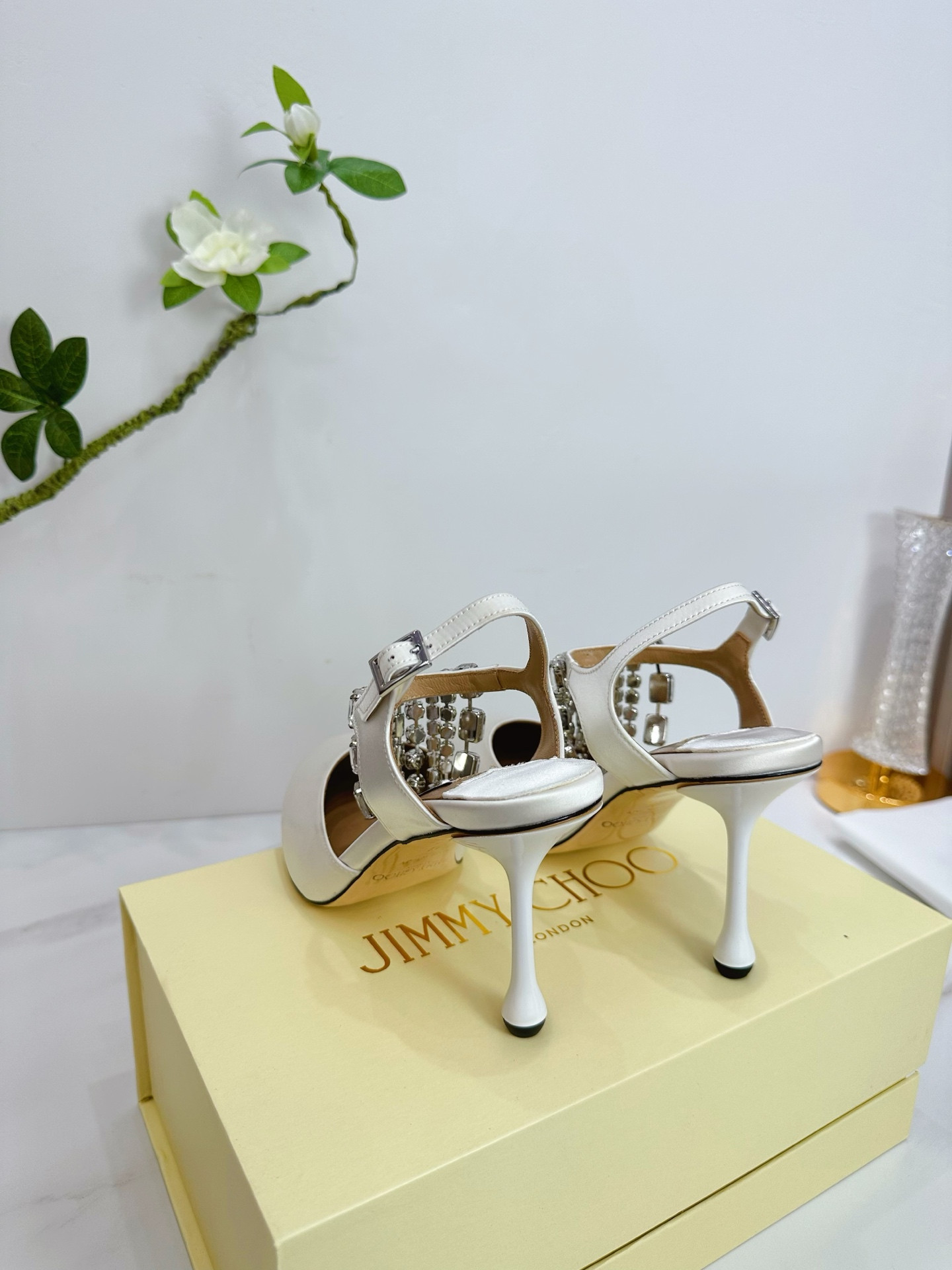 ua Ji*y Ch* verity glitter slingbacks 8.5cm